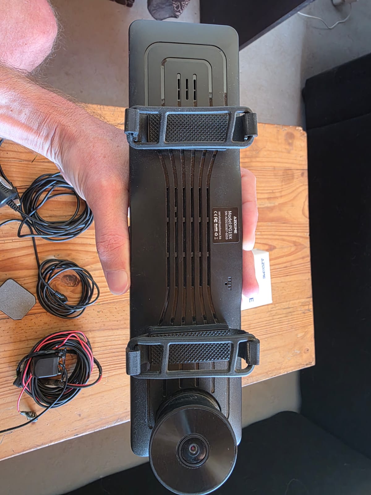 AZDOME PG19X Digital Rearview Mirror and Dashcam