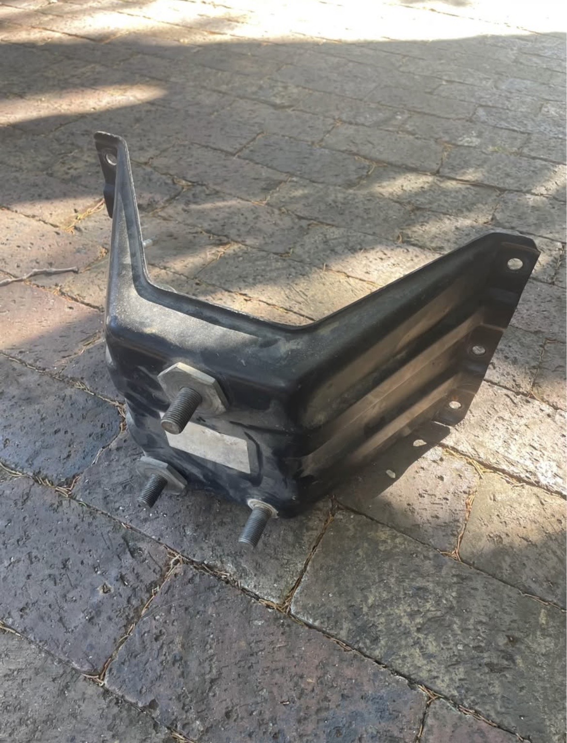 Defender spare wheel bracket