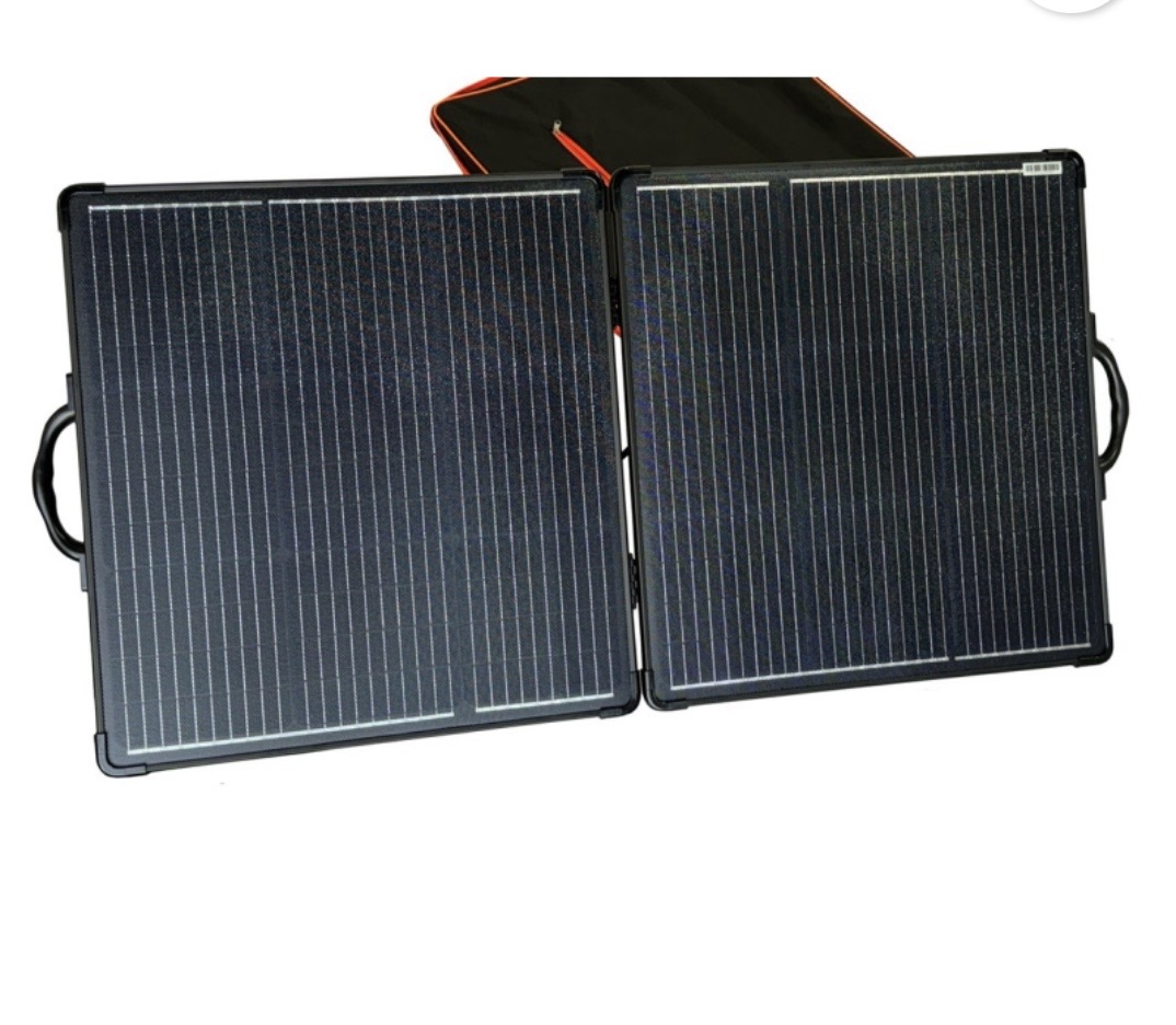 Solar Panel with bag and controller - used twice!