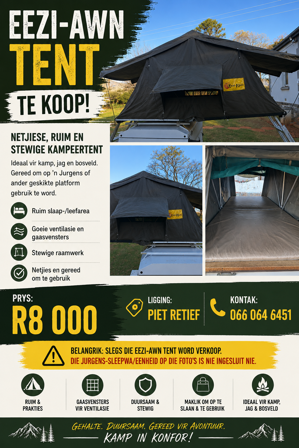 Eezi Awn rooftop rent