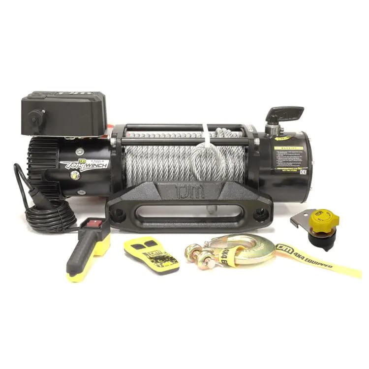 9500 steel cable winch