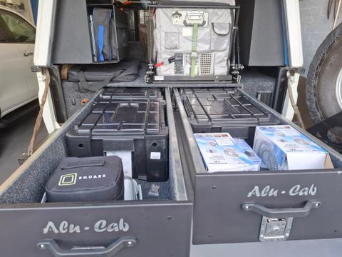 Alu Cab Double Drawer System