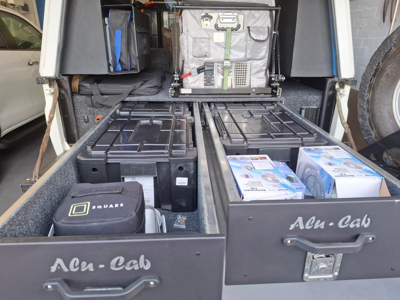 Alu Cab Double Drawer System - Image 1