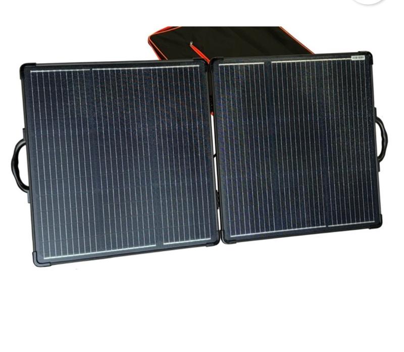 Solar Panel with bag and controller - used twice! - Image 1