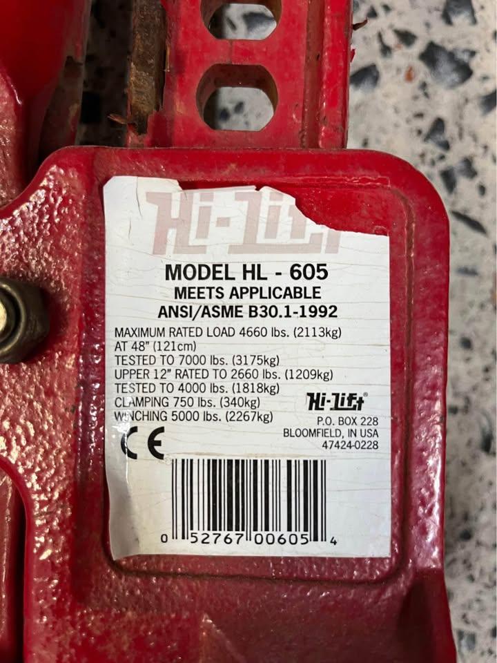 Hi Lift Jack + Adapter + Frontrunner Mount - Image 5